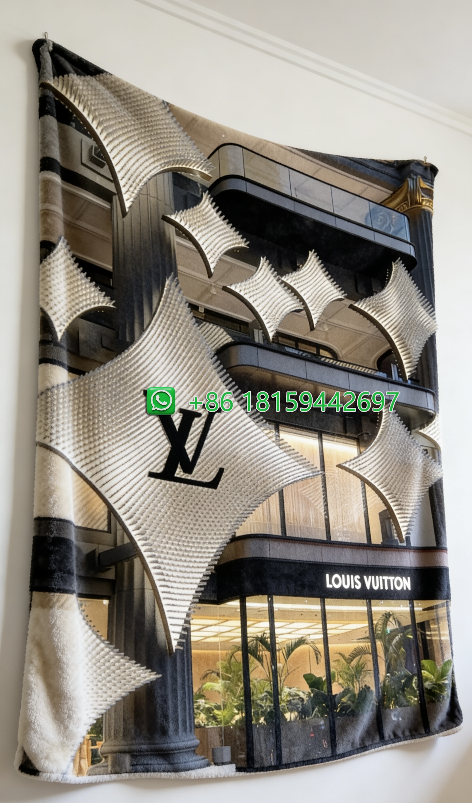 Louis Vuitton Throw Blankets